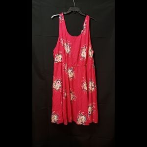 torrid | Dresses | Torrid Floral Tie Back Challis Mini Dress | Poshmark